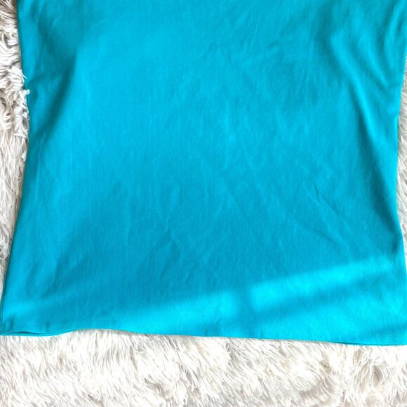 Coldwater Creek Blue Sleeveless Tank Top Women's Size Medium 10/12 - Picture 4 of 6